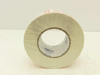 Uline S-10798 "Overpack" Air Label 500/Roll 2 1/2 x 6" High Gloss Lot of 4 Rolls