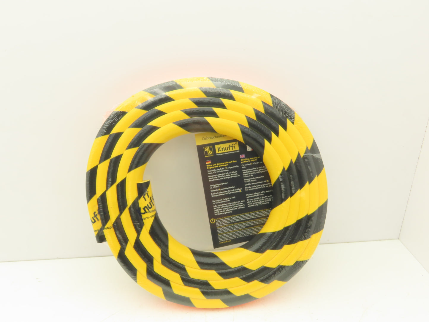SHG Type A Infinite Safety Foam Bumper Edge Guard 5m Yellow & Black W/Adhesive