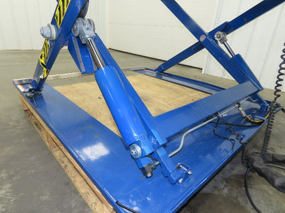 Vestil EHU-2 U-Shape Electric Scissor Lift Table 2000LB 56x53" 115V 1Ph 30" H