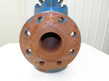 Atwood Morrill 3-Way Globe Valve 4" Flanged Limitorque Gear Operator Pull Chain
