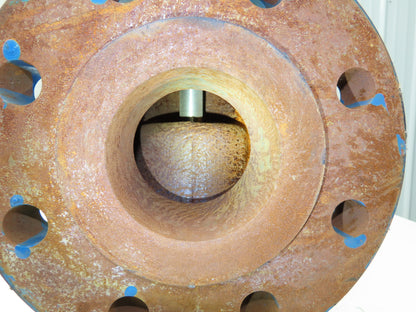 Atwood Morrill 3-Way Globe Valve 4" Flanged Limitorque Gear Operator Pull Chain