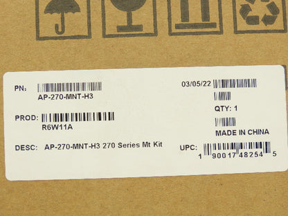Hewlett Packard R6W11A R6W11A Ap-270-mnt-h3 270 Series Access Pt Outdoor Mt Kit