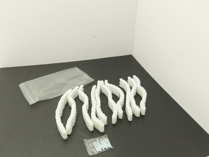 TGW 90140025 Conveyor Chain Coupler White Poly 1/4"Pitch 8.25" XR40 Lot Of 10