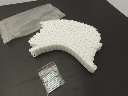 TGW 90140025 Conveyor Chain Coupler White Poly 1/4"Pitch 8.25" XR40 Lot Of 10