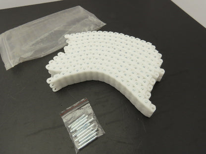 TGW 90140025 Conveyor Chain Coupler White Poly 1/4"Pitch 8.25" XR40 Lot Of 10