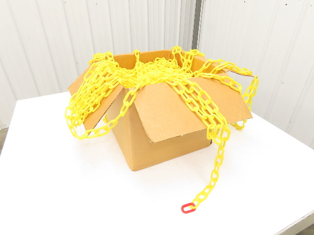 Grainger 38EX18 Safety Chain Barrier Yellow Polyethylene 2" Links 500' Length