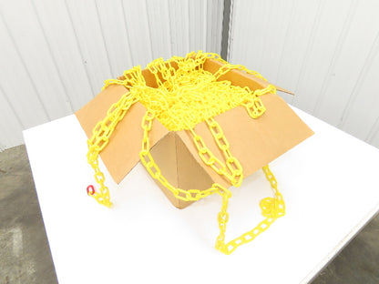 Grainger 38EX18 Safety Chain Barrier Yellow Polyethylene 2" Links 500' Length