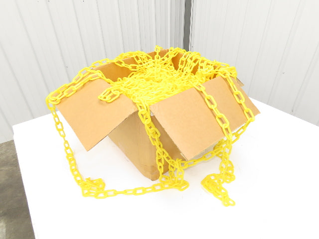 Grainger 38EX18 Safety Chain Barrier Yellow Polyethylene 2" Links 500' Length