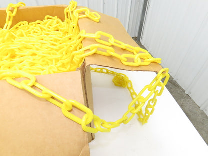 Grainger 38EX18 Safety Chain Barrier Yellow Polyethylene 2" Links 500' Length