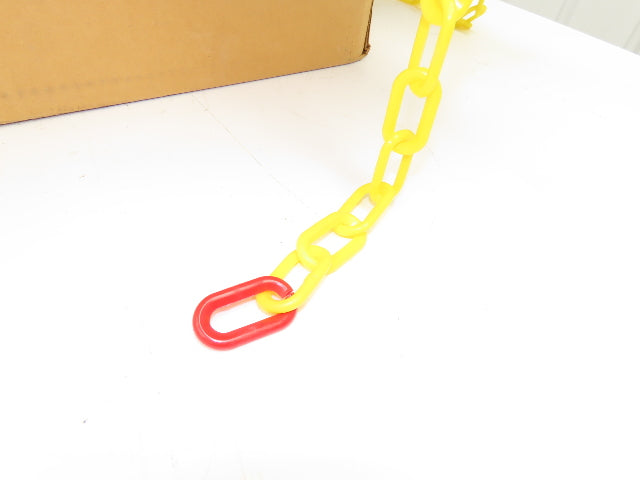 Grainger 38EX18 Safety Chain Barrier Yellow Polyethylene 2" Links 500' Length