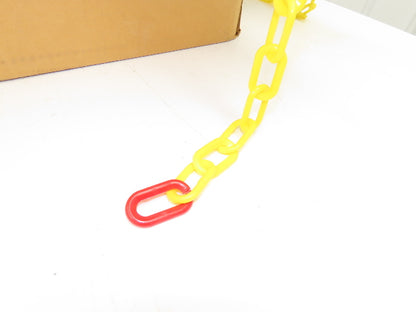 Grainger 38EX18 Safety Chain Barrier Yellow Polyethylene 2" Links 500' Length