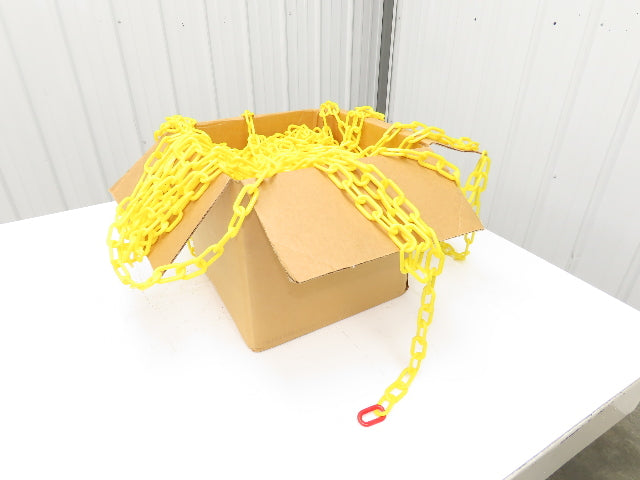 Grainger 38EX18 Safety Chain Barrier Yellow Polyethylene 2" Links 500' Length