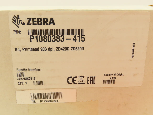 Zebra P1080383-415 OEM Zebra Printhead Direct Thermal Printer ZD420 ZD620 ZD621