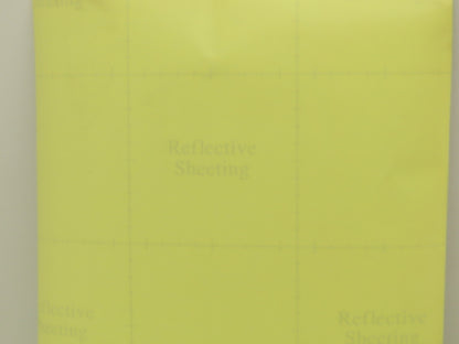 Adhesive Conveyor Safety Caution Reflective Label Sticker 10X14" Lot Of 10