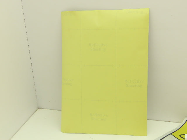 Adhesive Conveyor Safety Caution Reflective Label Sticker 10X14" Lot Of 10