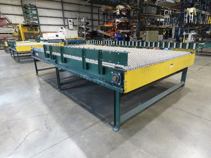 UMD 8' 8"x 15' MatTop Plastic Roller Belt Conveyor 98"BF 3PH Belt Drive 112FPM
