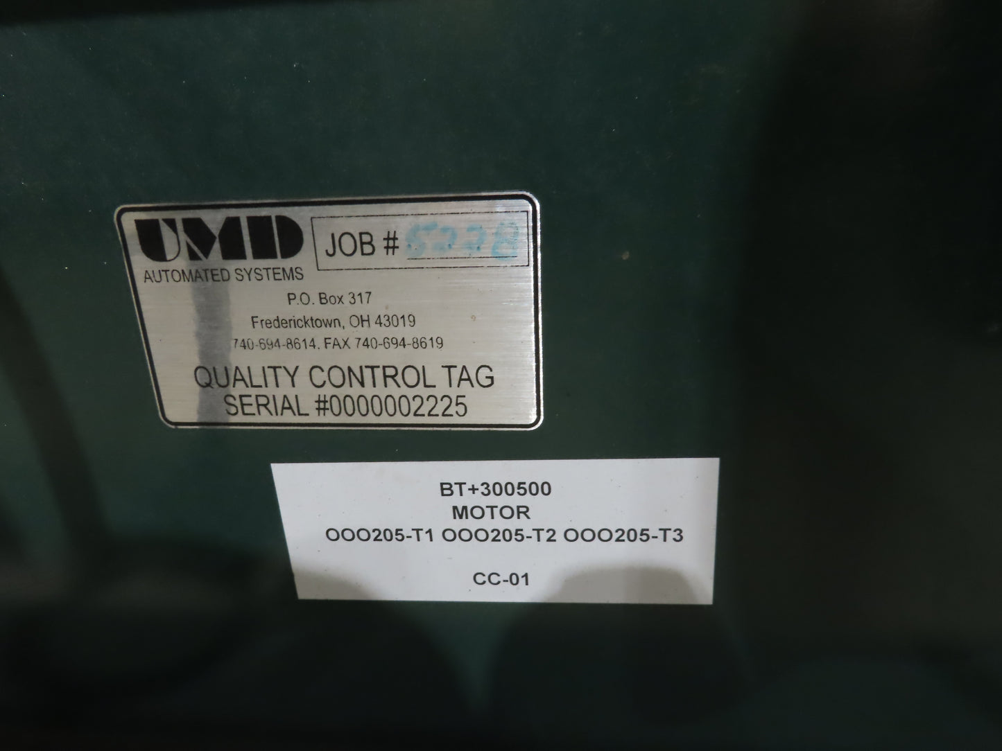 UMD 8' 8"x 15' MatTop Plastic Roller Belt Conveyor 98"BF 3PH Belt Drive 112FPM