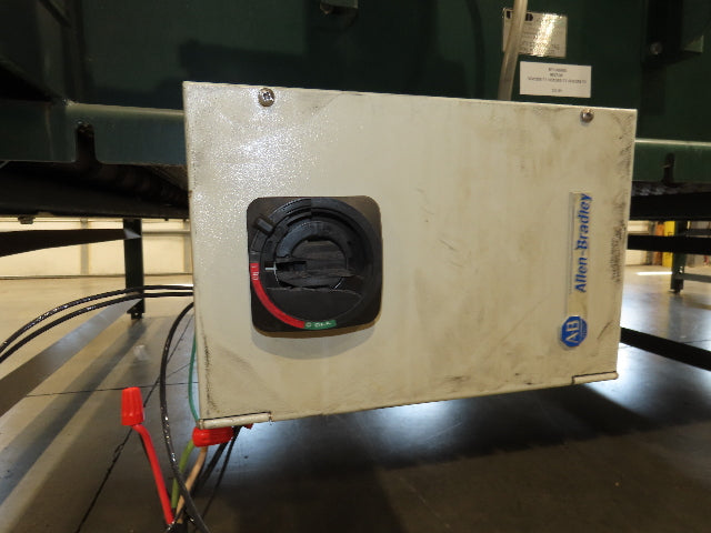 UMD 8' 8"x 15' MatTop Plastic Roller Belt Conveyor 98"BF 3PH Belt Drive 112FPM