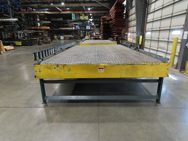 UMD 8' 8"x 15' MatTop Plastic Roller Belt Conveyor 98"BF 3PH Belt Drive 112FPM