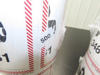 ULINE S-23263 UN-3481 Lithium Battery Handling Labels 4-5/8X5" 10 Rolls 5000ct