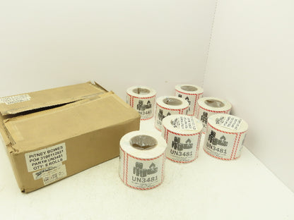 Advertape UN-3481 Lithium Battery Handling Labels 4.5X5" 7 Rolls 3500ct