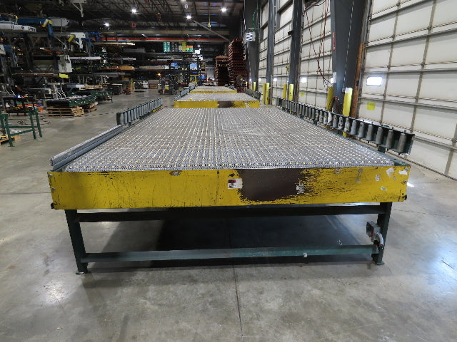 UMD 8' 8"W x 15' MatTop Plastic Roller Belt Conveyor 98"BF 3PH Belt Drive 112FPM