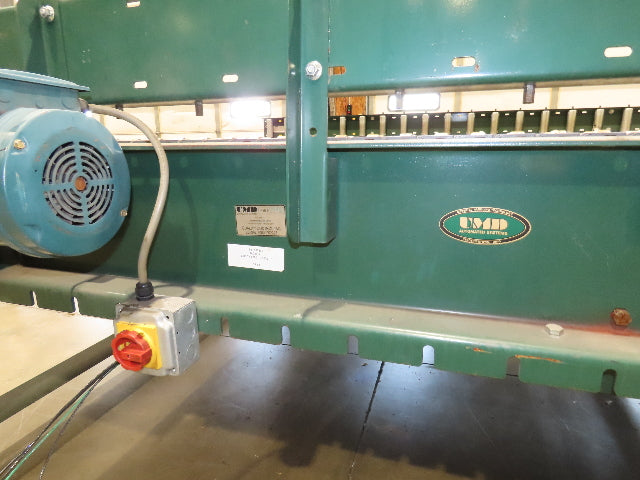 UMD 8' 8"x 15' MatTop Plastic Roller Belt Conveyor 98"BF 3PH Belt Drive 265FPM