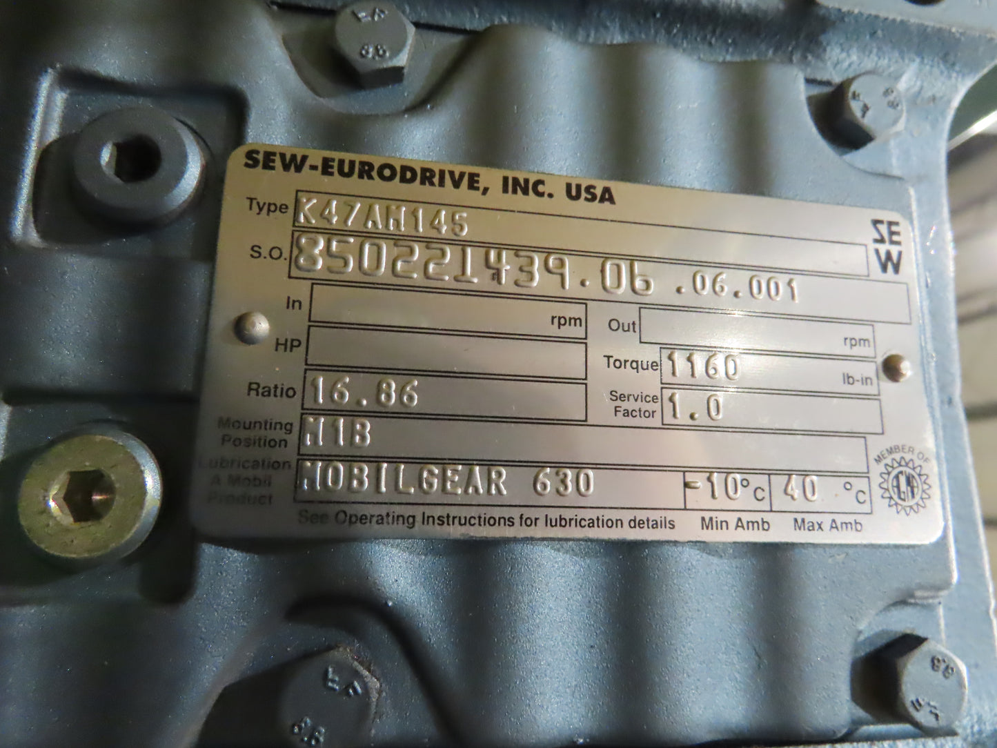 UMD 8' 8"x 15' MatTop Plastic Roller Belt Conveyor 98"BF 3PH Belt Drive 265FPM