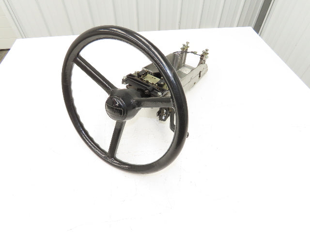 Hyster E50XM-33 Forklift Steering Wheel Column W/Forward & Reverse Selector