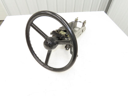 Hyster E50XM-33 Forklift Steering Wheel Column W/Forward & Reverse Selector