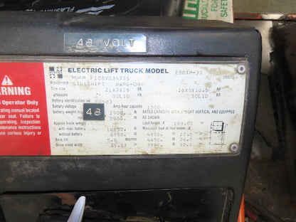 Hyster E50XM-33 Forklift Steering Wheel Column W/Forward & Reverse Selector