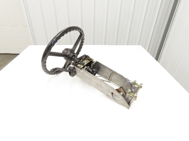 Hyster E50XM-33 Forklift Steering Wheel Column W/Forward & Reverse Selector