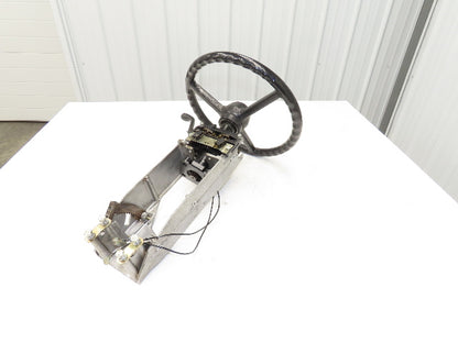 Hyster E50XM-33 Forklift Steering Wheel Column W/Forward & Reverse Selector