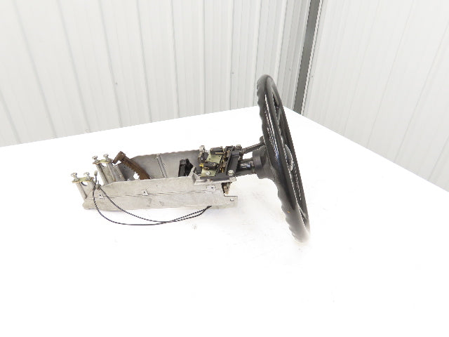 Hyster E50XM-33 Forklift Steering Wheel Column W/Forward & Reverse Selector