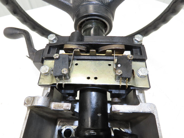 Hyster E50XM-33 Forklift Steering Wheel Column W/Forward & Reverse Selector