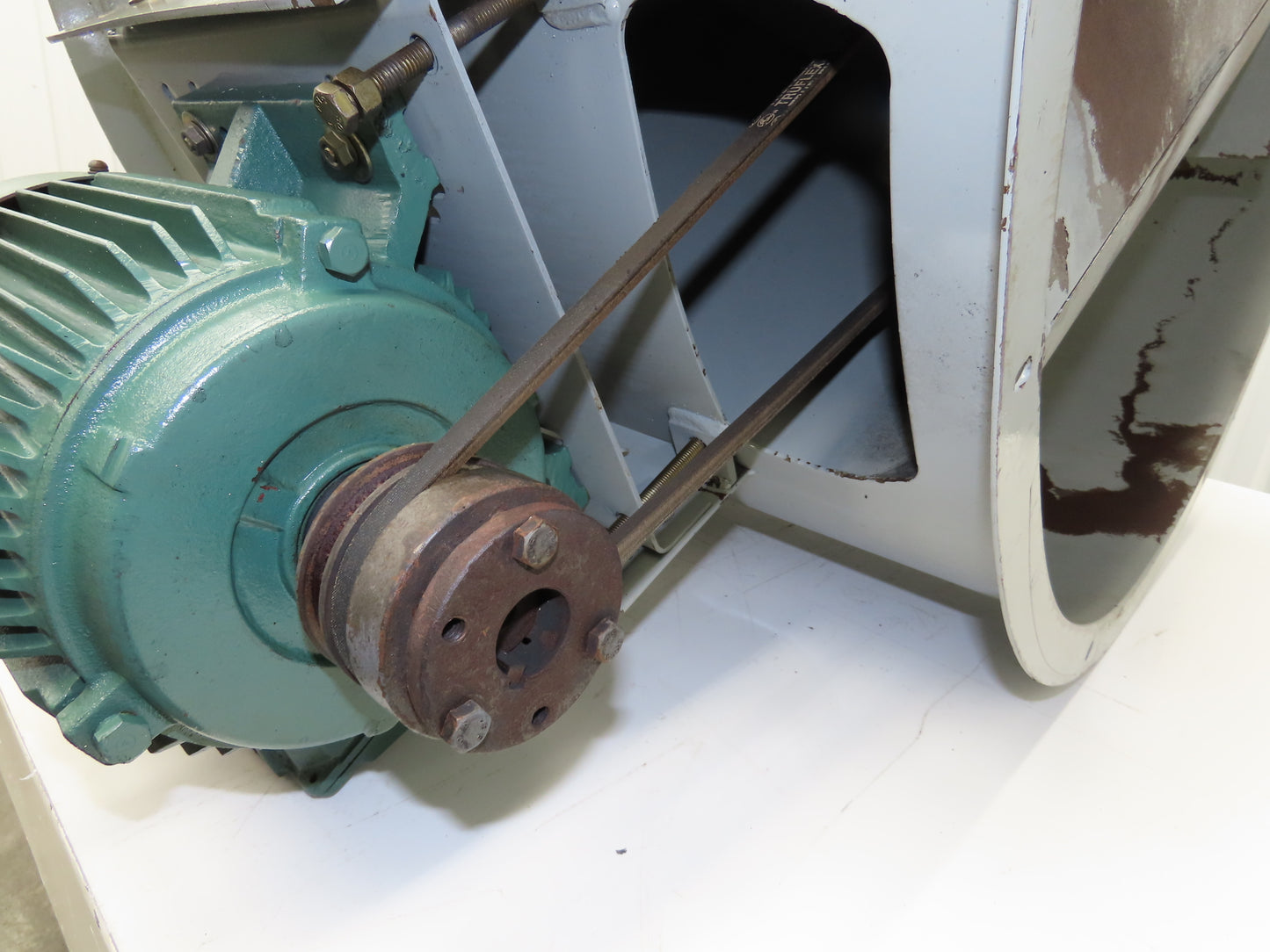 Dayton 3C414B Tubeaxial Fan 36" Belt Drive 5 Hp Motor 208-230/460V Ventilation