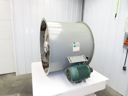 Dayton 3C414B Tubeaxial Fan 36" Belt Drive 5 Hp Motor 208-230/460V Ventilation