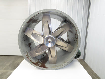 Dayton 3C414B Tubeaxial Fan 36" Belt Drive 5 Hp Motor 208-230/460V Ventilation