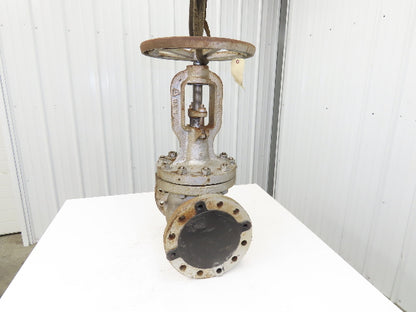 Newco WKM 345F 6" Flanged Globe Valve Class 300 RF Rising Stem Handwheel