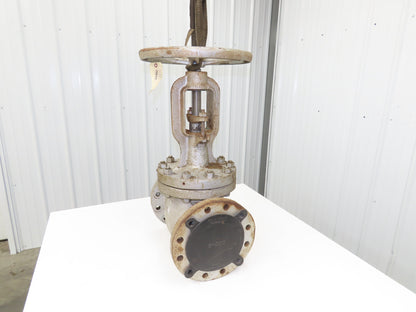 Newco WKM 345F 6" Flanged Globe Valve Class 300 RF Rising Stem Handwheel
