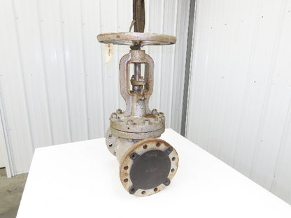 Newco WKM 345F 6" Flanged Globe Valve Class 300 RF Rising Stem Handwheel