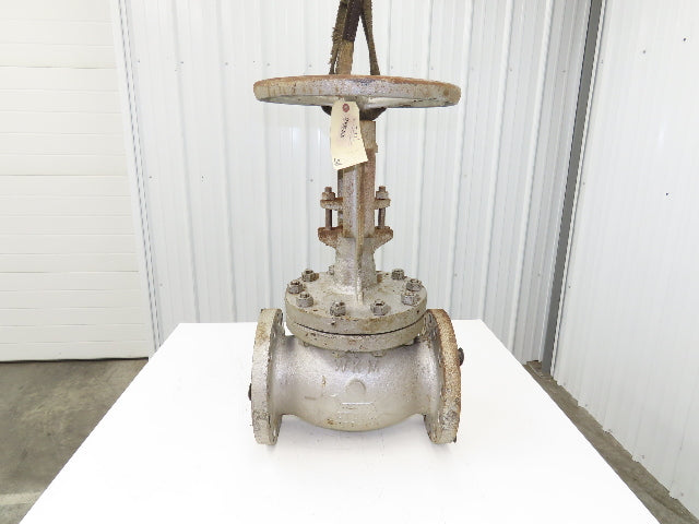 Newco WKM 345F 6" Flanged Globe Valve Class 300 RF Rising Stem Handwheel
