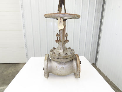 Newco WKM 345F 6" Flanged Globe Valve Class 300 RF Rising Stem Handwheel