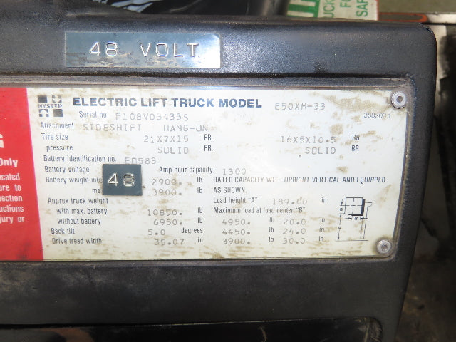 Hyster E50XM-33 Forklift Power Steering Pump Barnes 325186 With Motor 	8504046