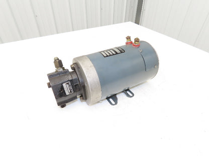 Hyster E50XM-33 Forklift Power Steering Pump Barnes 325186 With Motor 	8504046