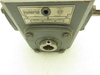 Sterling 2175FHR00500102  5:1 Gearbox 1.7Hp 350rpm 5/8"Input 1" Hollow Shaft Out