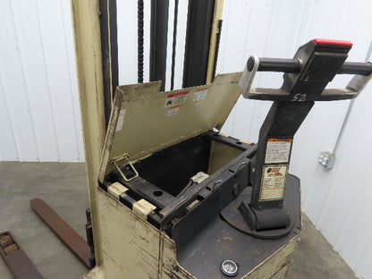 Crown 40WTL Straddle Pallet Stacker Forklift 4000 lb Lift 130" Max 24V 1351H