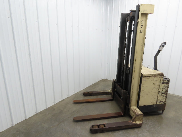 Crown 40WTL Straddle Pallet Stacker Forklift 4000 lb Lift 130" Max 24V 1351H