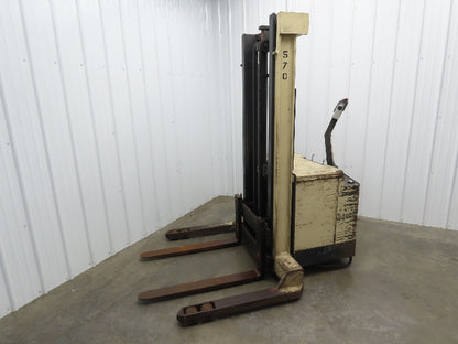 Crown 40WTL Straddle Pallet Stacker Forklift 4000 lb Lift 130" Max 24V 1351H