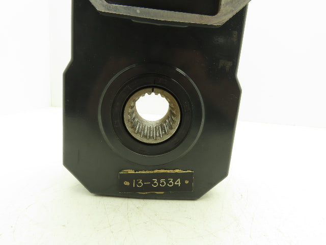 Kone Cranes GM445MPB Crane Gear Drive Reducer 45:1 Gearbox Hollow Shaft Splined